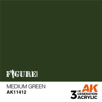 AK-11412 MEDIUM GREEN 17 ML