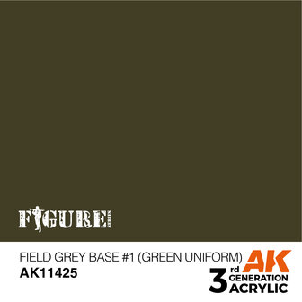 AK-11425 FIELD GREY BASE #1 (GREEN UNIFORM) 17 ML