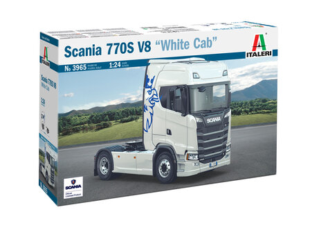 ITALERI 3965 SCANIA 770 S V8 &quot; WHITE CAB&quot; 1/24