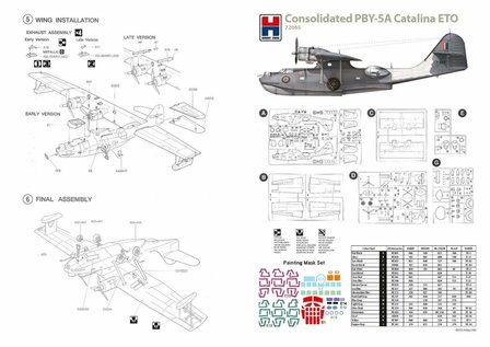 HOBBY 2000 72065 CONSOLIDATED PBY-5A CATALINA ETO 1/72
