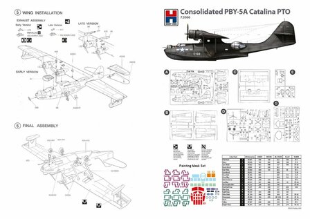 HOBBY 2000 72066 CONSOLIDATED PBY-5A CATALINA PTO 1/72