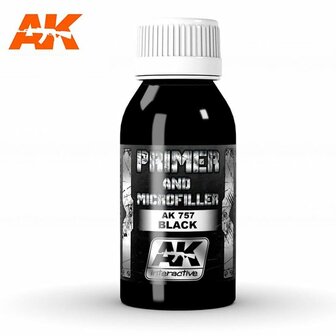 AK AK757 PRIMER AND MICROFILLER BLACK 100ML