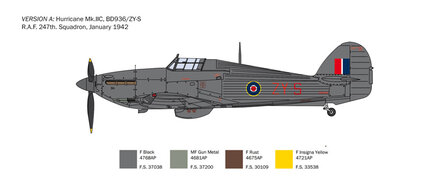 ITALERI 2828 HURRICANE Mk.IIC 1/48