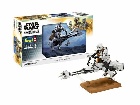 REVELL 06786 STAR WARS THE MANDALORIAN SPEEDER BIKE 1/12