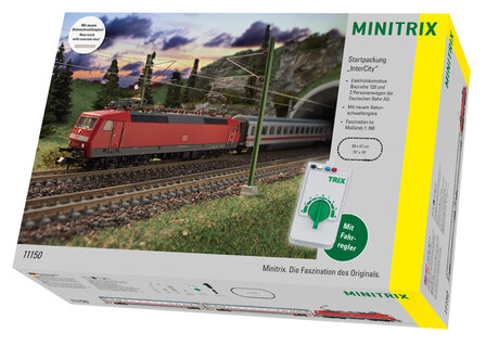 MINITRIX 11150 STARTSET &quot;INTERCITY&quot;MET BR 120 N 