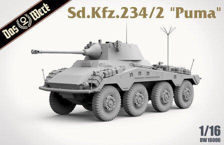 DAS WERK DW 16006 Sd.Kfz. 234/2 &quot;PUMA&quot; 1/16