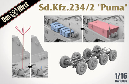 DAS WERK DW 16006 Sd.Kfz. 234/2 &quot;PUMA&quot; 1/16