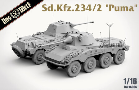 DAS WERK DW 16006 Sd.Kfz. 234/2 &quot;PUMA&quot; 1/16