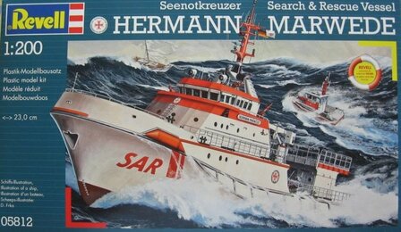 REVELL 05812 SEARCH &amp; RESCUE VESSEL HERMANN MARWEDE 1/200