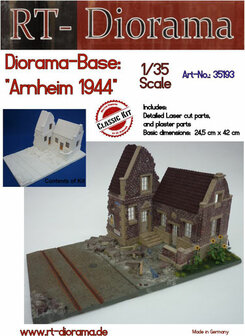 RT-DIORAMA 35193 DIORAMA-BASE: &quot;ARNHEIM 1944&quot; 1/35