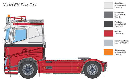 ITALERI 3962 VOLVO FH PLATDAK 1/24 