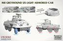 ANDY&rsquo;S HOBBY HQ 008 M8 LIGHT ARMORED CAR GREYHOUND 1/16