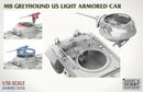 ANDY&rsquo;S HOBBY HQ 008 M8 LIGHT ARMORED CAR GREYHOUND 1/16