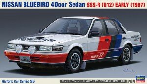 HASEGAWA HC-35 NISSAN BLUEBIRD 4DOOR SEDAN SSS-R (U-12) EARLY (1987) 1/24