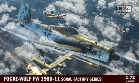 IBG MODELS 72533 FOCKE-WULF FW 190D-11 SORAU FACTORY SERIES 1/72