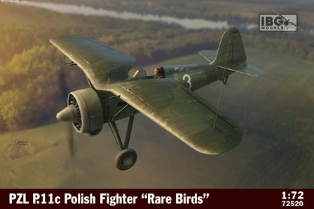 IBG MODELS 72520 PZL P.11C POLISH FIGHTER &ldquo;RARE BIRDS&rdquo; 1/72