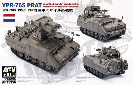 AFV AF35356 YPR-765 PRT ANTI-TANK VEHICLE W/TWIN-TOW MISSILE LAUNCHER 1/35