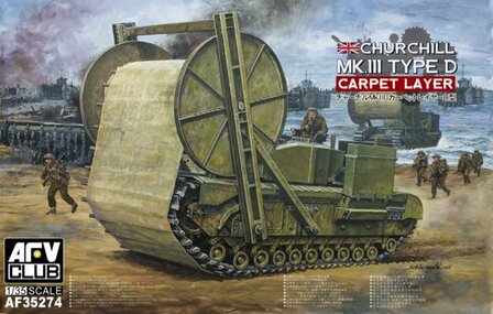 AFV AF35274 CHURCHILL MK.111 TYPE D CARPET LAYER 1/35