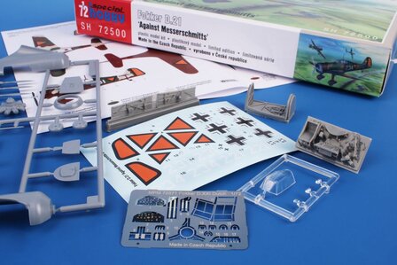 SPECIAL HOBBY SH72500 FOKKER D.21 &lsquo;AGAINST MESSERSCHMITTS&rsquo; 1/72