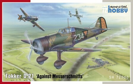 SPECIAL HOBBY SH72500 FOKKER D.21 &lsquo;AGAINST MESSERSCHMITTS&rsquo; 1/72