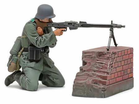 TAMIYA 35386 MILITARY MINIATURES GERMAN MACHINE GUN (MID-WW2) 1/35