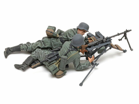 TAMIYA 35386 MILITARY MINIATURES GERMAN MACHINE GUN (MID-WW2) 1/35