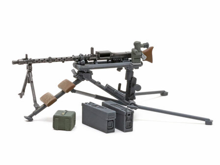 TAMIYA 35386 MILITARY MINIATURES GERMAN MACHINE GUN (MID-WW2) 1/35