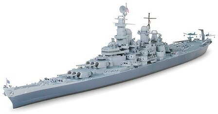 TAMIYA 31613 U.S. NAVY BATTLESHIP BB-63 MISSOURI 1/700