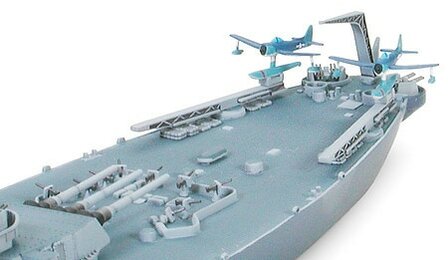 TAMIYA 31613 U.S. NAVY BATTLESHIP BB-63 MISSOURI 1/700