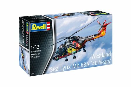 REVELL 03806 WESTLAND SEA LYNX MK.88A &#039;40 YEARS&#039; 1/32