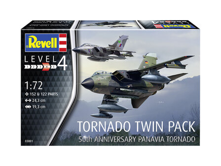 REVELL 03801 TORNADO TWIN PACK&nbsp;50TH ANNIVERSARY 1/72