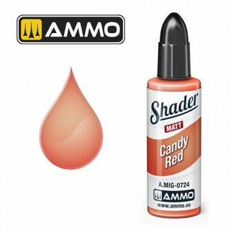 A.MIG 0724 SHADER CANDY RED MATT 10 ML