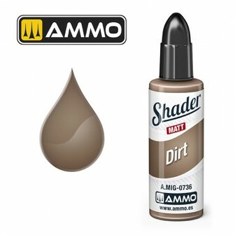 A.MIG 0736 SHADER DIRT MATT 10 ML