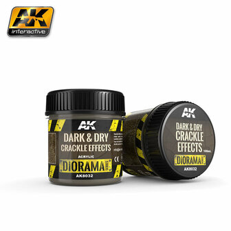 AK AK8032 DARK &amp; DRY CRACKLE EFFECTS 100 ML