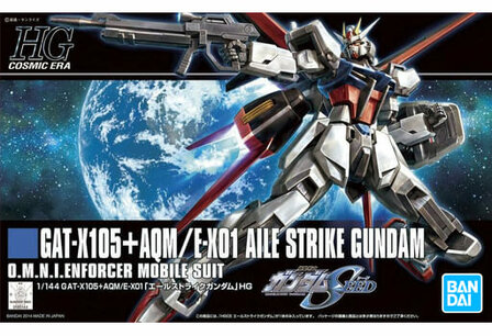 BANDAI 5058779 HG COSMIC ERA GAT-X105 + AQM/E-X01 AILE STRIKE GUNDAM 1/144