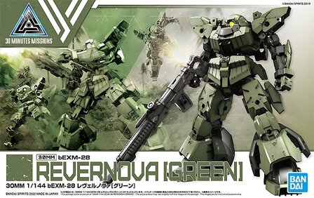 BANDAI 5063385 30 MINUTES MISSIONS bEXM-28 REVERNOVA (GREEN) 