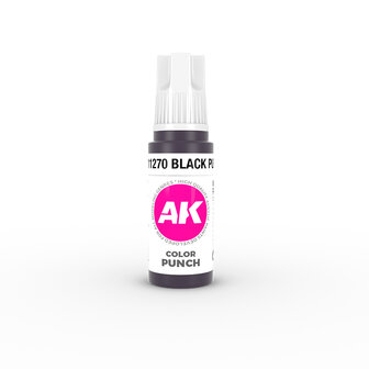 AK-11270 COLOR PUNCH BLACK PURPLE 17ML