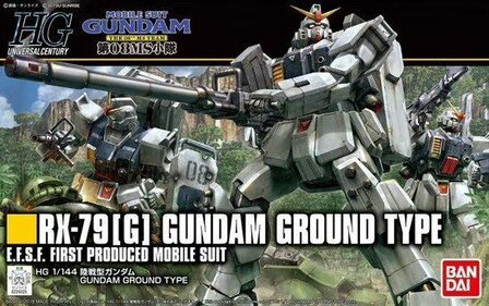 BANDAI 5059169 HG RX-79(G) GUNDAM GROUND TYPE E.F.S.F. FIRST PRODUCED MOBILE SUIT 1/144