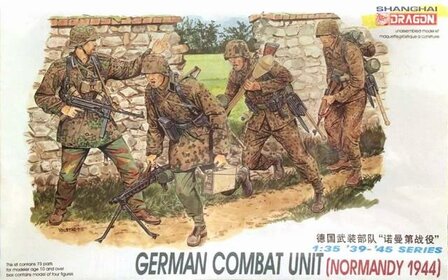 DRAGON 6003 GERMAN COMBAT UNIT (NORMANDY 1944) 1/35