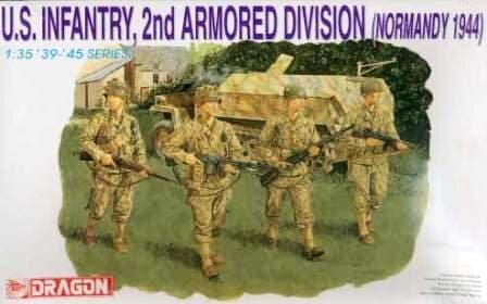 DRAGON 6120 U.S. INFANTRY 2ND ARMORED DIVISION (NORANDY 1944) 1/35