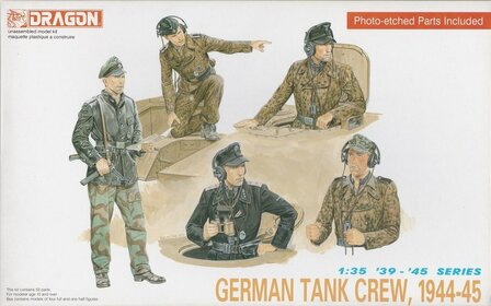 DRAGON 6014 GERMAN TANK CREW 1944-45 1/35