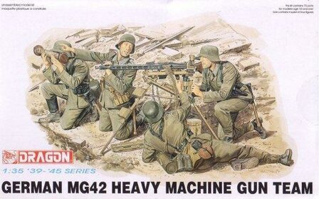 DRAGON 6064 GERMAN MG42 HEAVY MACHINE GUN TEAM 1/35