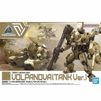 BANDAI 5065316 30MM bEXM-33T VOLPANOVA (TANK VER.) 1/144