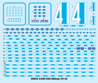 TRUMPETER 05634 USS MIDWAY CV-41 1/350 