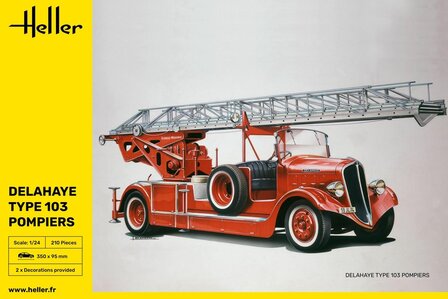 HELLER 80780 DELAHAYE TYPE 103 POMPIERS 1/24