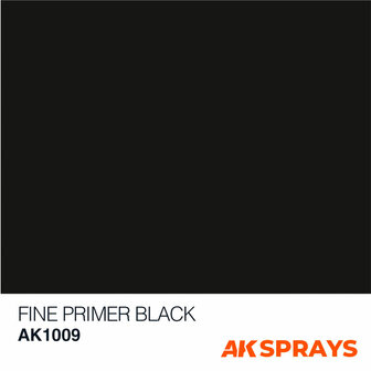 AK AK1009 FINE PRIMER BLACK 400ML