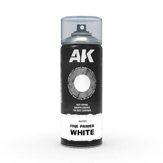 AK AK1011 FINE PRIMER WHITE 400ML