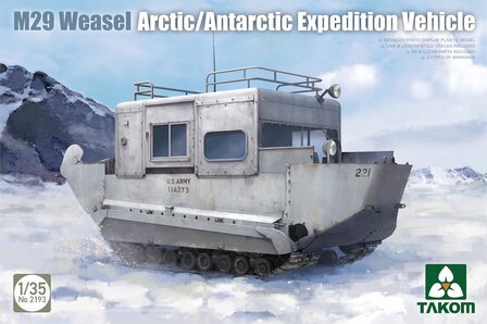 TAKOM 2193 M29 WEASEL ARCTIC/ANTARCTIC EXPEDITION VEHICLE 1/35