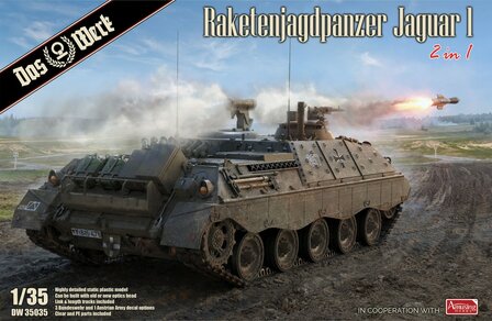 DAS WERK DW35035 RAKETENJAGDPANZER JAGUAR 1 2IN1 1/35