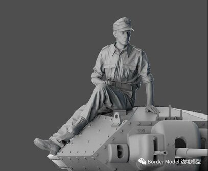 BORDER BT-015 CRUISER MK.2 BRITISH CRUISER TANK MK.6 &amp; GERMAN PZKPFW.MK V 746(E) 1/35